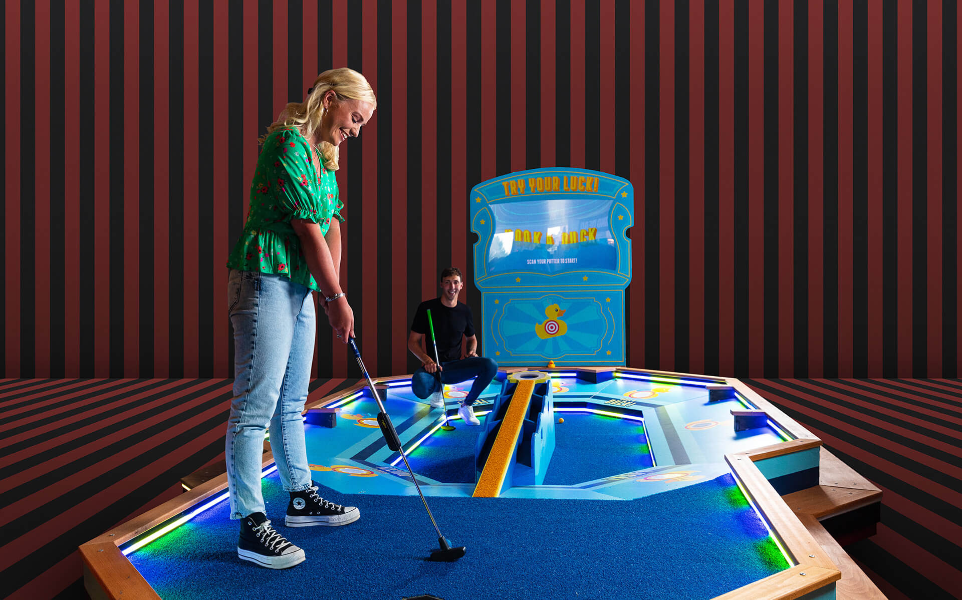 Putters Mini Golf Urban Playground Manchester Arndale