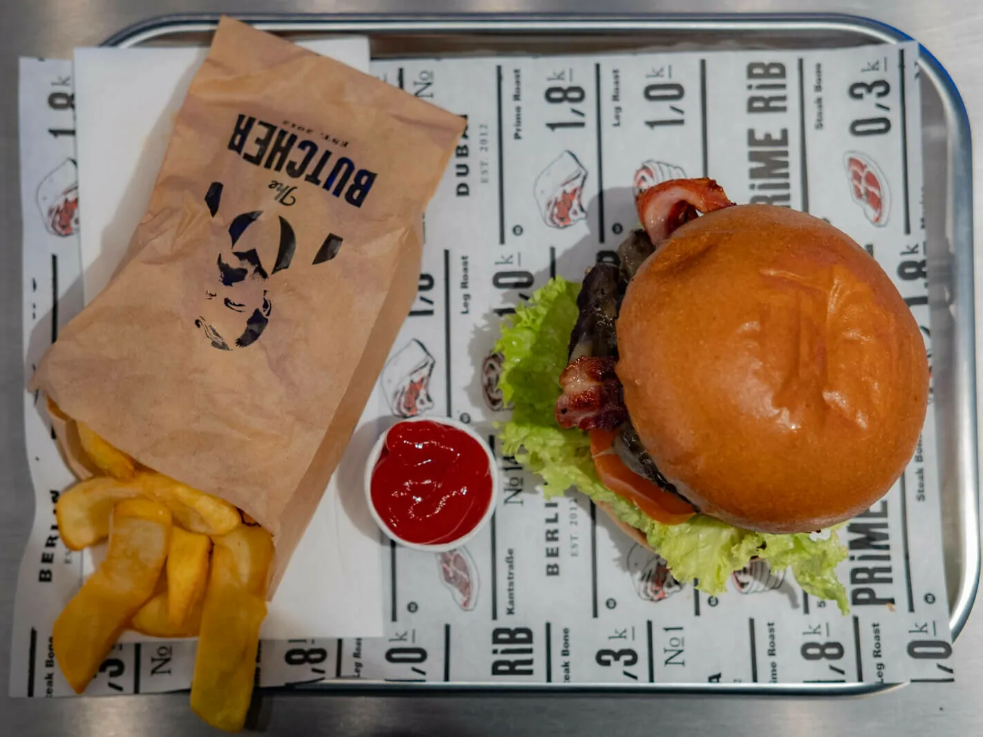 The best burgers at The Butcher restaurant at Urban Playground Manchester