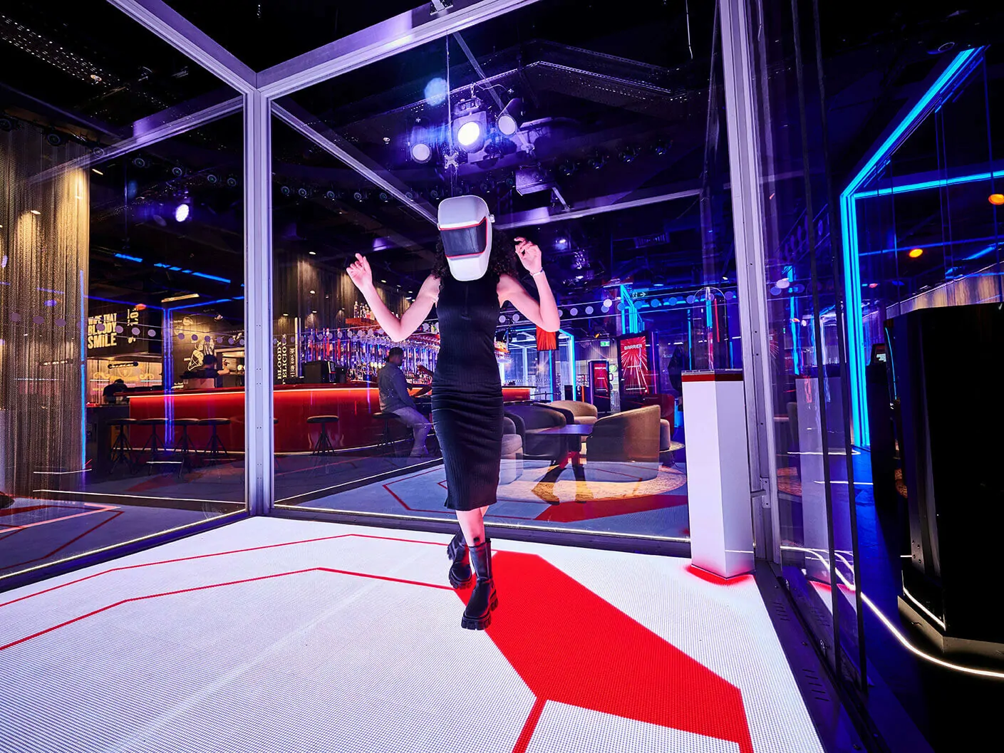 Urban Playground interiors and THE CUBE Live Experience